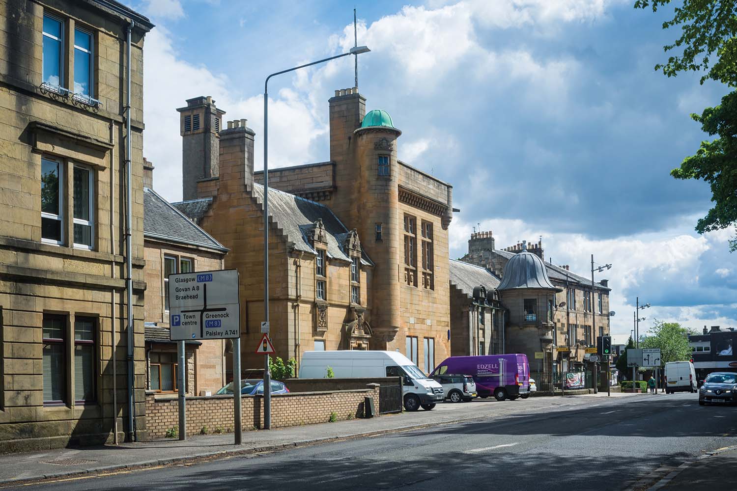 Inchinnan Road, photo ©Lesley Adams Photography