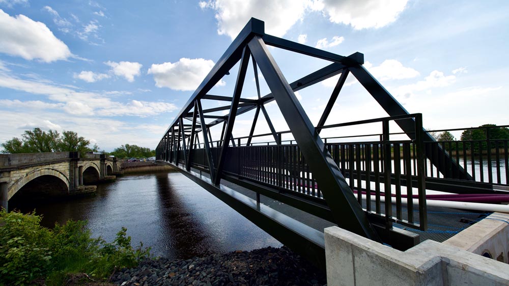 Black Cart Pedestrian and Cycle Bridge