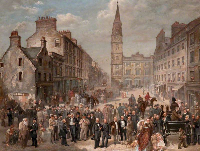 Paisley Cross 1868 by James Elder Christie