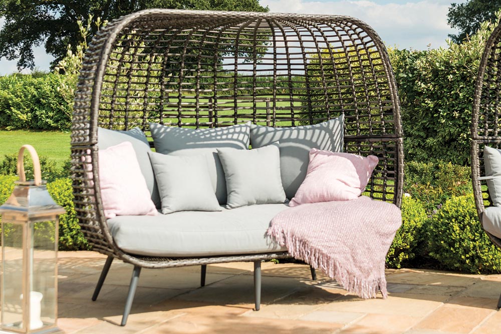 Rattan sofa, £499, cuckooland
