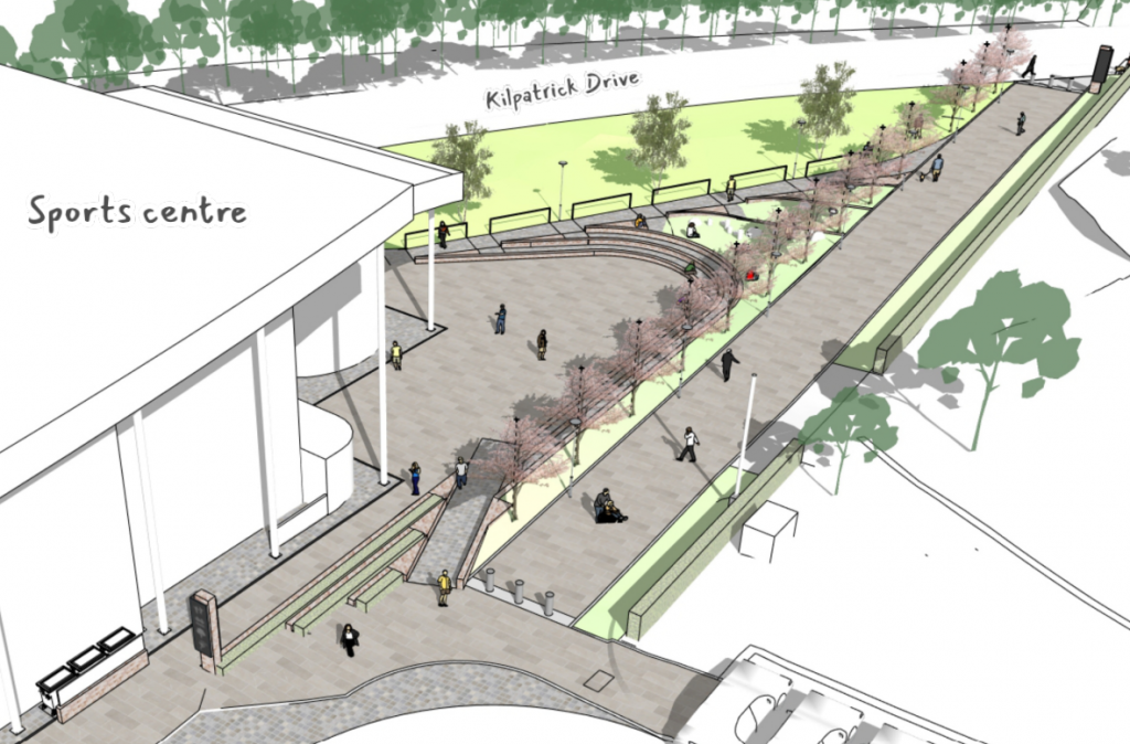 civic plaza Erskine